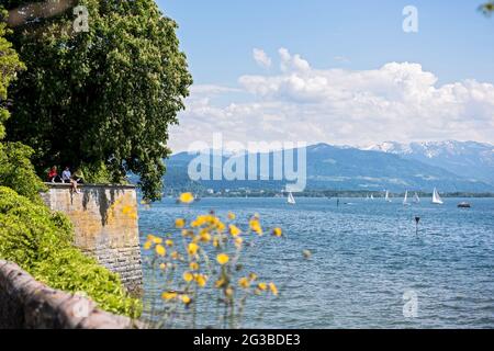 Lindau am Bodensee, Baviera, Germania Foto Stock