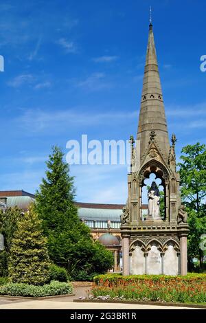 Regno Unito, North Yorkshire, Harrogate, Queen Victoria Monument Foto Stock