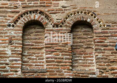 La chiesa di Boyana è riccamente decorata all'interno con affreschi del 10 ° secolo, Sofia, Bulgaria Foto Stock