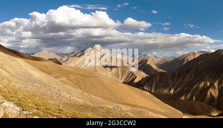 Canyon del fiume Zanskar. Vista dalla valle di Zanskar, Ladakh, Jammu e Kashmir, India Foto Stock