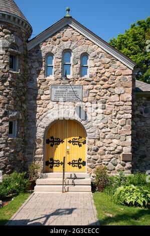 The Ogunquit Memorial Library (1897) - Ogunquit, Maine, USA Foto Stock