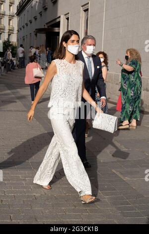 Madrid, Spagna. 15 giugno 2021. Sofia Palazuelo partecipa alla VII edizione del concerto 'acordes solidarios' al Teatro Real. (Foto di Atilano Garcia/SOPA Images/Sipa USA) Credit: Sipa USA/Alamy Live News Foto Stock