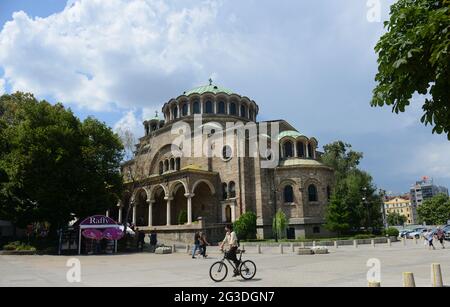 Chiesa di Hagia Nedelja a Sofia, Bulgaria. Foto Stock