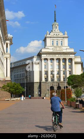 Edificio del municipio di Sofia, Bulgaria. Foto Stock