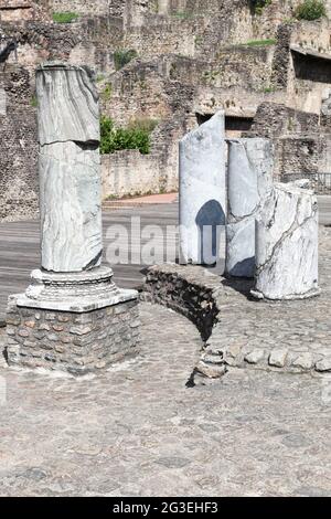 Antico teatro romano di Fourviere a Lione, Francia Foto Stock