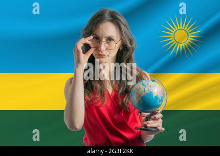 Giornata degli insegnanti in Ruanda. Giornata dell'istruzione in Ruanda. Celebrazione della Giornata Internazionale degli insegnanti Foto Stock