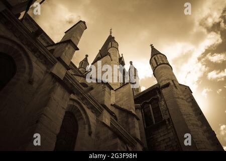 Chiesa di dijon città francia Foto Stock