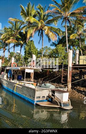 Costa vicino a Port Douglas nel Queensland Foto Stock