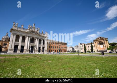 Italia, Roma, basilica di San Giovanni in Laterano Foto Stock