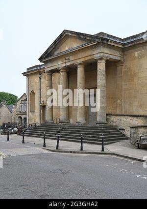 Il municipio nella città nord dell'Oxfordshire di Chipping Norton Foto Stock