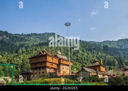 Tempio Di Bhimakali, Sarahan, Himachal Pradesh Foto Stock