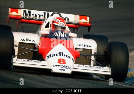 Niki Lauda. 1984 Dutch Grand Prix Foto Stock