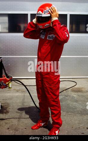 Niki Lauda. 1984 Gran Premio D'Austria Foto Stock