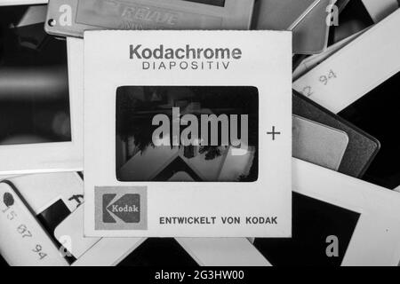 Kodachrome Slides, Bron, Francia Foto Stock