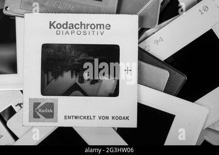 Kodachrome Slides, Bron, Francia Foto Stock