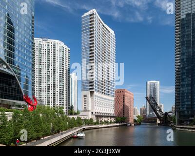 Riverbend Condominiums progettato da Destefano e Partners Foto Stock