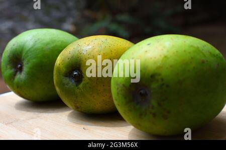 mango visualizzati in sequenza Foto Stock