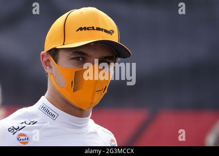 Formula 1 Aramco Gran Premio De Espana 2021. Lando Norris della McLaren Foto Stock