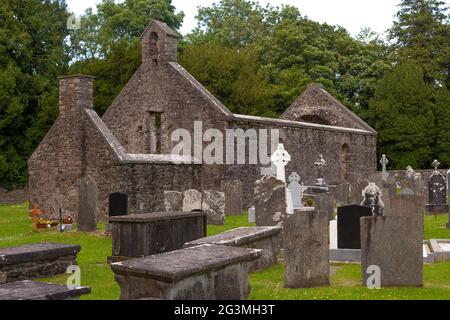 Castle Town Cemetery, County Tipperary, Irlanda Foto Stock