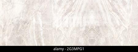 Marmo di avorio lucido. Vera e propria struttura in pietra di marmo naturale e sfondo della superficie. Mattonelle in marmo di breccia naturale per pareti e pavimenti in ceramica, Emperador Foto Stock