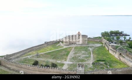 Cittadella dell'antica fortezza Akkerman sull'estuario del Dniester, nella regione di Odessa, Ucraina Foto Stock