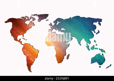 Circa delineato mappa del mondo come global business concetti Foto Stock