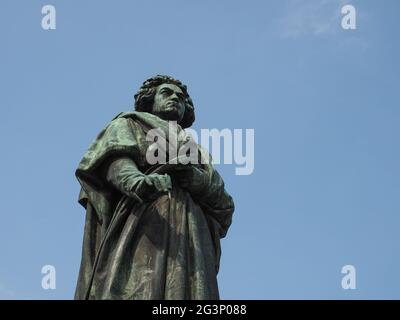 Beethoven Memorial (1845) a Bonn Foto Stock