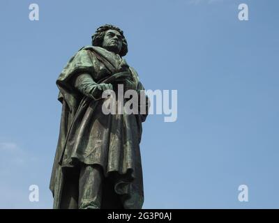 Beethoven Memorial (1845) a Bonn Foto Stock