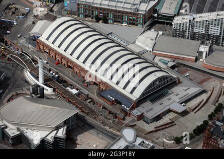 Manchester Central Convention Complex, Centro conferenze (che è diventato un NHS Nightingale Hospital durante la pandemia) Foto Stock