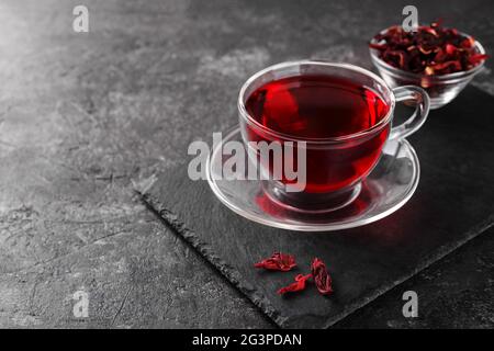 Sano tè hibiscus Foto Stock