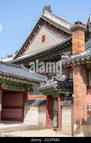 Changdeok architettura palazzo gung Foto Stock