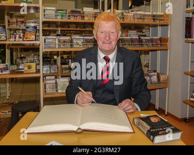 L'attore tedesco Peter Bause in una lettura del libro il 5 ottobre 2020 a Magdeburgo Foto Stock