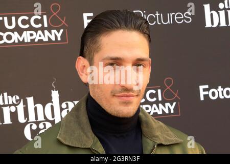 16 giugno 2021, Beverly Hills, CA, USA: LOS ANGELES - MAR 24: Cassius Corrigan al Birthday Cake LA Premiere al fine Arts Theatre il 24 marzo 2021 a Beverly Hills, CA (Credit Image: © Kay Blake/ZUMA Wire) Foto Stock