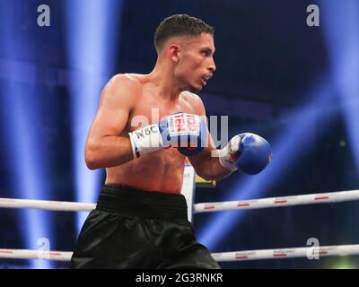 WBC Junior Inter-conti campione leggero Nenad Stanic SES Boxing Team Germania Foto Stock