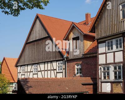 Villaggio nel Waldecker Land in Assia Foto Stock