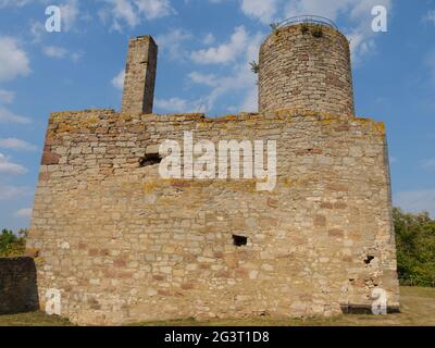 Villaggio nel Waldecker Land in Assia Foto Stock