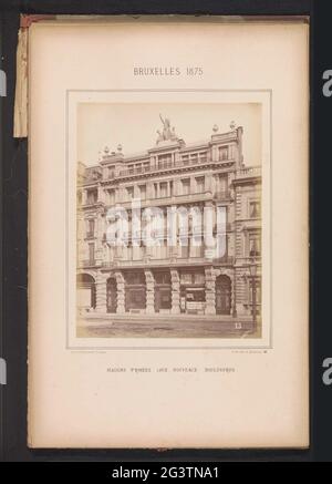 Van Het Gebouw Op Place de la Brouckère 17 te Brussel; case premiate con nuovi viali. . Foto Stock