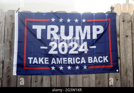 Banner Trump 2024 Foto Stock