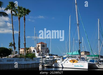 Marina am Manatee River, Bradenton, Florida Foto Stock