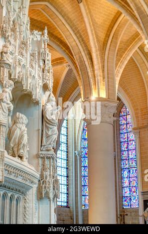 Cattedrale di Chartres, immagine HDR Foto Stock