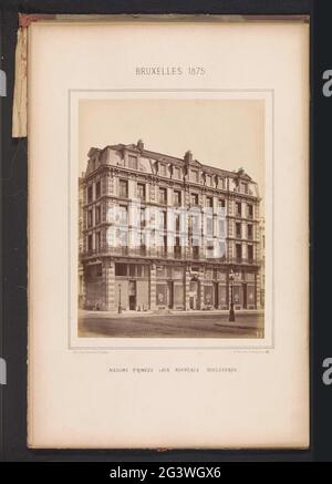 Van Het Gebouw Op North Boulevard 107 TE Brussel; case pluripremiate con nuovi viali. . Foto Stock