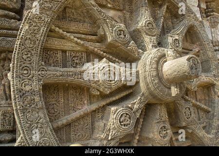 Ruota per pietra e assale Foto Stock