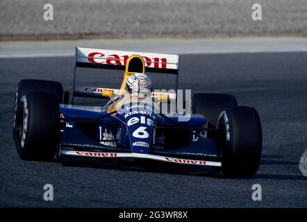 Riccardo Patrese. 1991 portoghese Grand Prix Foto Stock