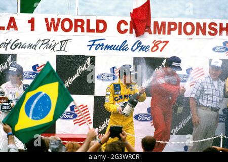 1987 Grand Prix Di Detroit Foto Stock