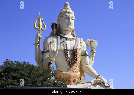 Signore Shiva in posa serena Foto Stock