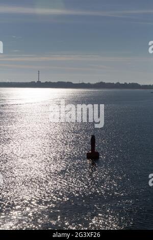 Schiffsüberfahrt - traversata in barca Foto Stock