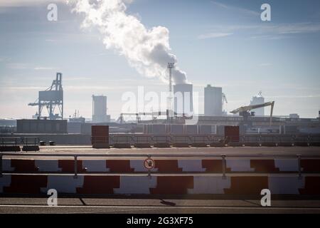 Schiffsüberfahrt - traversata in barca Foto Stock