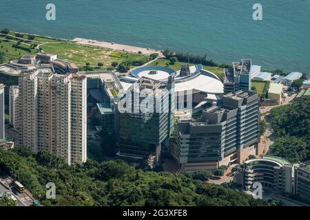 Cyberport, un business Park di tecnologia digitale, a Pok fu Lam, Isola di Hong Kong Foto Stock