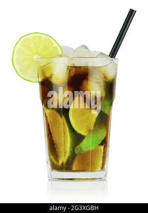 Lunga serie di bevande: Cuba Libre Foto Stock