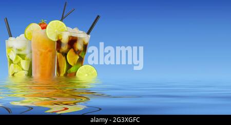 Cocktail, SKY Foto Stock